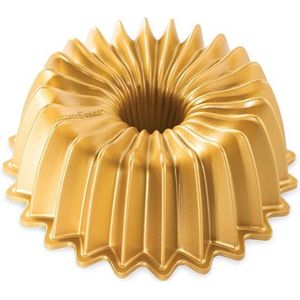 Tulband Bakvorm "" 6-Cup Brilliance Bundt Pan"" - Nordic Ware | Premier Gold Mini Bundts