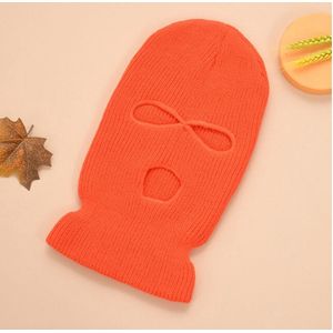 New Age Devi - Bivakmuts - Balaclava - Oranje - Onesize - 3 Gaats - Full face mask