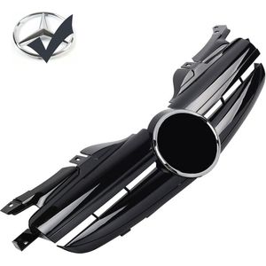 Sport Grille geschikt voor Mercedes R170 SLK Zwart / Zwart in CL AMG Design