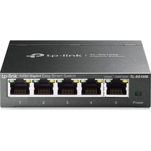 TP-Link TL-SG105E - Netwerk Switch - Smart Managed - 5 Poorten