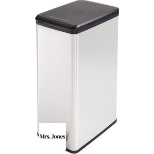 Mrs. Jones Decobin Slim Pedaalemmer - 40L - Metallic Prullenbak 60 liter