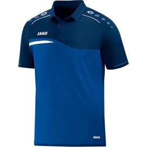 Jako Competition 2.0 Polo Royal Blauw-Marine Maat 3XL