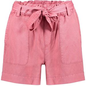 Geisha Broek Paperbag Shorts Belt 31016 10 Pink Dames Maat - M