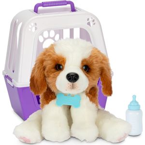 Little Live Pets - My Really Real Puppy Patches - Interactieve Puppy knuffel met hok