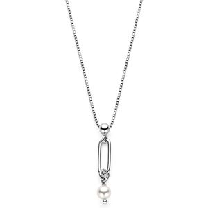 collier swarovski parel 42 + 3 cm