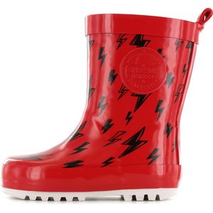 Regenlaarzen | Meisjes, jongens | rood | Textiel | Shoesme | Maat 25