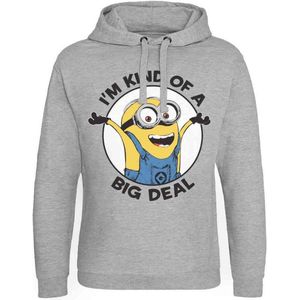 Minions Hoodie/trui -M- I'm Kind Of A Big Deal Grijs