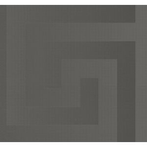 GRIEKSE SLEUTEL"" SATIJN GLANZEND BEHANG | Design - grijs zilver - A.S. Création Versace 5