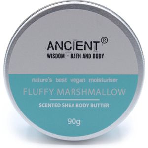 Vegan Shea Butter Fluffy Marshmallow - Geparfumeerd - Body Butter - 90 gram - Plantaardige Lichaamsboter