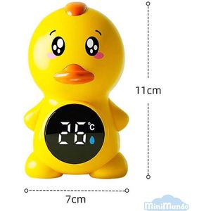 DuckSplash - badeendje - Baby Bad & Kamer Thermometer - Digitaal Geel Badeendspeelgoed