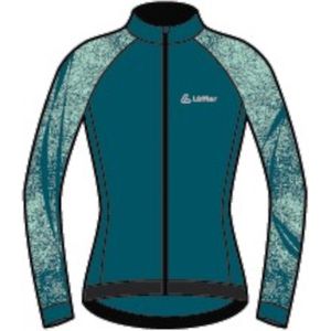 Loeffler wielrenshirt lange mouwen W Bike L/S Jersey Taylor dames - Blauw