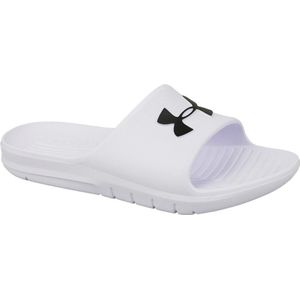 Under Armour Core PTH Slides 3021286-100, Mannen, Wit, Slippers maat: 47.5 EU