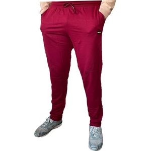 Embrator mannen Joggingbroek met rechte smalle pijpen rood maat 3XL