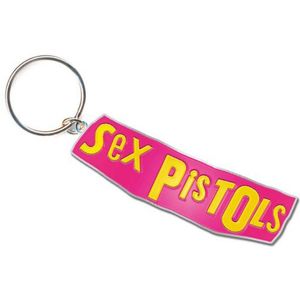 Sex Pistols Sleutelhanger Classic Logo Roze/Geel