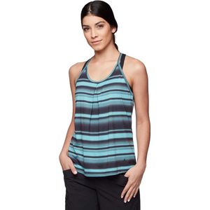 BLACK DIAMOND Integrale Mouwloos T-Shirt Dames - Coastal blue Stripe - XS