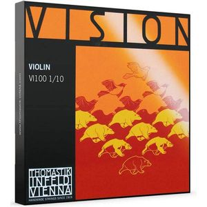 Thomastik Infeld VI-100-10 violin string set 1/10, synthetic core