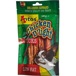 Kipsticks Chicken D'light Hondensnacks Natuurlijke Honden Snacks Eenden Glutenvrij Graanvrij Hond