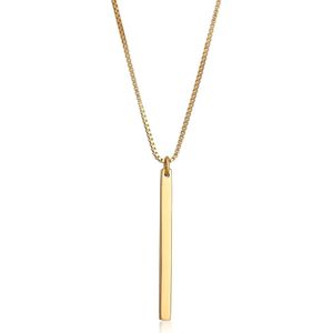 Elli Dames Halsketting Dames laagje hanger Geo in 925 sterling zilver