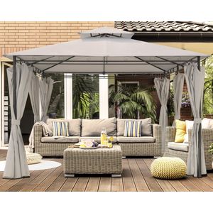 Luxe Prieel - Beige + LED-verlichting