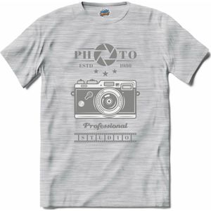 Foto Camera 1986 | Fotografie - Camera - Photography - T-Shirt - Unisex - Donker Grijs - Gemêleerd - Maat M