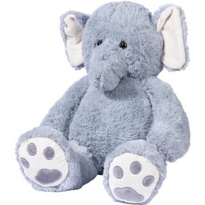 Nicotoy - Olifant - Pluche - Knuffel - 70 cm - Grijs