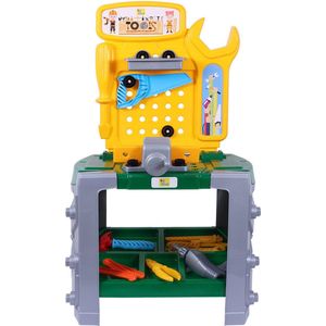 Ogi Mogi Toys Speeltafel - Gereedschapsbank - Speelgoed Gereedschap - Activiteiten Tafel - Speeltafel voor kinderen - 33 Stuks - Vanaf 3 jaar