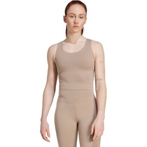 adidas Performance adidas All Me Essentials Medium Support Bra Tank Top - Dames - Bruin- XS