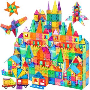 BOTC Magnetisch speelgoed - 60 Onderdelen - Magnetische Bouwset - stimuleer creativiteit - Bouwset met magnetische blokken