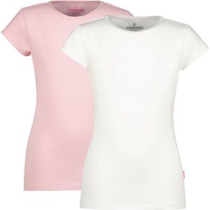 Vingino T-shirt - set van 2 Roze/Wit