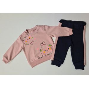 Unisex 2 delige set maat 80 - sweater en broek - kids - kinderen -jongen meisje - kleuren varianten