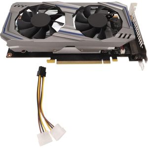 Grafische Gamingkaart GTX550Ti GDDR5 6GB 128BIT - PC-videokaart 3400MHZ Geheugen 800MHZ Core - Dubbele Ventilator PCI E 2.0 HDMI VGA DVI-interface - Kantoorgaming .