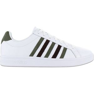 K-Swiss Classic Court Tiebreak - Heren Sneakers Schoenen Wit 07011-983-M - Maat EU 44.5 UK 10