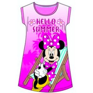 Disney Minnie Mouse pyjama - nachthemd - roos - Maat 122 cm / 7 jaar