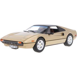 Het 1:18 Diecast-model van de Ferrari 308 GTS uit 1982 in goud metallic De fabrikant van het schaalmodel is Norev. Dit model is alleen online verkrijgbaar