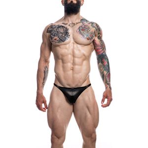 CUT4MEN BRIEF and BIKINI | Cut4men - Brazilian Brief Black Leatherette M