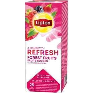 Thee lipton refresh forest fruits 25x1.5gr | Pak a 25 stuk