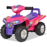 vidaXL Loopquad met licht en geluid roze en paars