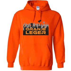 Oranje Leger Hoodie - nederland - holland - dutch - wk - ek - koningsdag - unisex - trui - sweater - capuchon