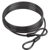 Loopkabel met dubbele lus M-Wave S 10.50 L - 5 meter x 10 mm - zwart