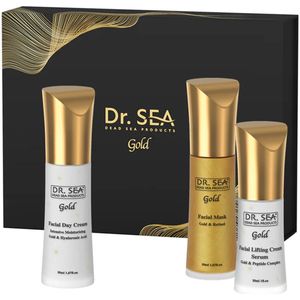 Dr. Sea Gift Box Gold – Skin Lifting & Recovery – 3-delige Lifting Set - Botox effect - natuurlijke huidverzorging -