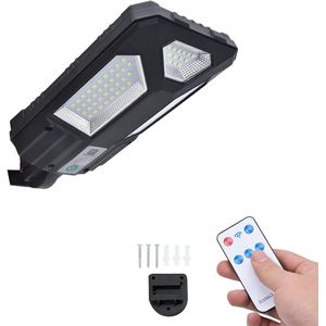 Buitenmuurlamp Zonne-energielampen 87 LED-bewegingsmelder Straatverlichting IP65 Beschermingsklasse Bidirectioneel Multifunctioneel met afstandsbediening voor muur, terras, tuin