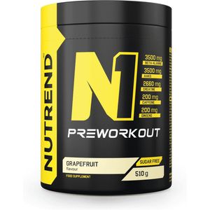 Nutrend - N1 Pre-Workout (Grapefruit - 510 gram)