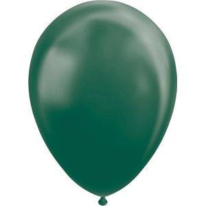 Groene ballonnen metallic | 10 stuks