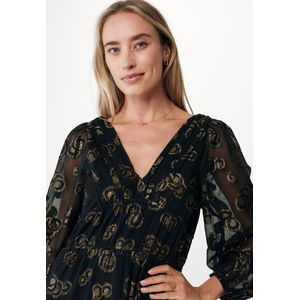 Mexx Mexx Xx Anouk Maxi Jurk Zwart - Maat Xs