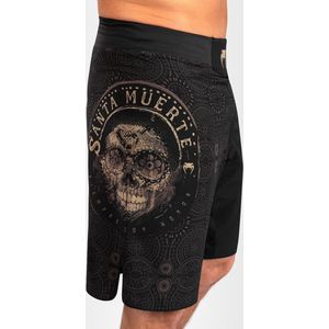 Venum Santa Muerte Dark Side Fightshort Zwart Bruin S - Jeans Maat 30