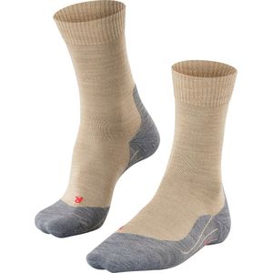 FALKE TK5 Wander Wandelen anti blaren, anti zweet merino wol sportsokken dames beige - Maat 35-36