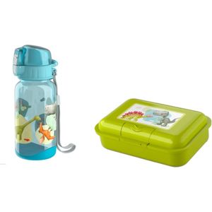 Haba Set: Brooddoos + Drinkfles - Thema dino