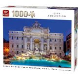 King Puzzel City Collection Trevi Fountain Rome (1000 Stukjes)