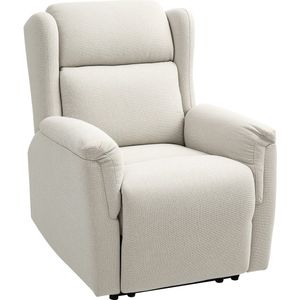 HOMCOM - Relaxfauteuil - met ligfunctie - Beige