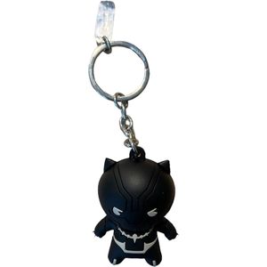 Marvel Black Panther Kawaii Sleutelhanger zwart